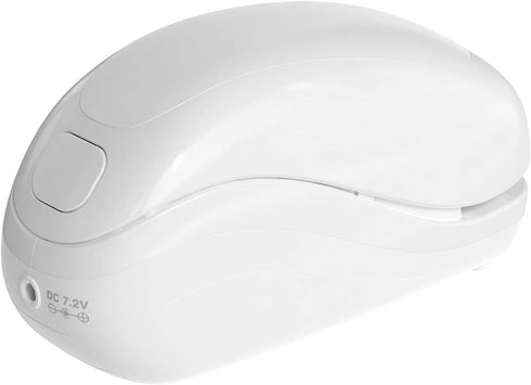 Electric Stapler with 2000 Staples and 1 Staple Remover, 25 Sheet Capacity, AC Adapter or Battery Powered (White)