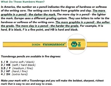 Ticonderoga Dixon Laddie Elementary Pencils, Without Eraser, (Pack of 6, 72 Count Total) by Ticonderoga