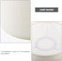 E27 7.87X5.51X5.51 Inch Luxshiny Round Decorative Lamp Shade Cover Light Socket Lampshade for Table and Floor Lamps