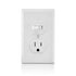 Leviton T5225-W Combination, 15 Amp, 120 Volt AC Toggle Switch and 15amp, 125 Volt Tamper Resistant Receptacle