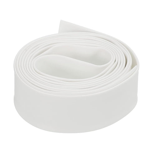 Heat Shrink Tubing 2:1 Cable Sleeving Tube Wrap, 3/8" Dia/5/8" Flat Width/1m, White for Electric Insulation