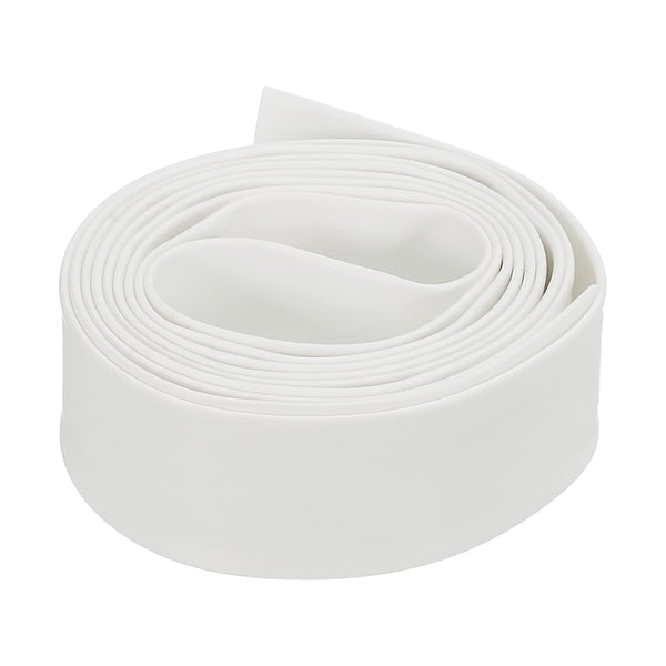 Heat Shrink Tubing 2:1 Cable Sleeving Tube Wrap, 3/8" Dia/5/8" Flat Width/1m, White for Electric Insulation