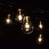 (PS50 10 Hometown Evolution, Inc. Vintage Edison Outdoor String Lights Clear - Black Wire, ft)