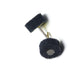 Utoolmart 4Pcs 6mm Shank 2 Inch Dia 800 Grits Cylindrical Head Nylon Fibre Abrasive Flap Wheel Grey