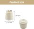 1" (4 Pack) Inner Diameter Round Chair Leg Tips Caps Non-Slip Rubber Leg Tips Replacement Slip-On Rubber Folding Chair