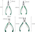 4 Pcs Heavy Duty Mini Snap Ring Pliers Set - External/Internal Circlip Pliers with Straight/Bent Jaw for Ring Remover