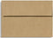LUXPaper A2 Invitation Envelopes in 70 lb. Grocery Bag for 4 1/4 x 5 1/2 Cards, Printable Square Flap Envelopes for Invitations with Peel and Press, 50 Pack, Envelope Size 4 3/8 x 5 3/4 (Brown) by LUXPaper