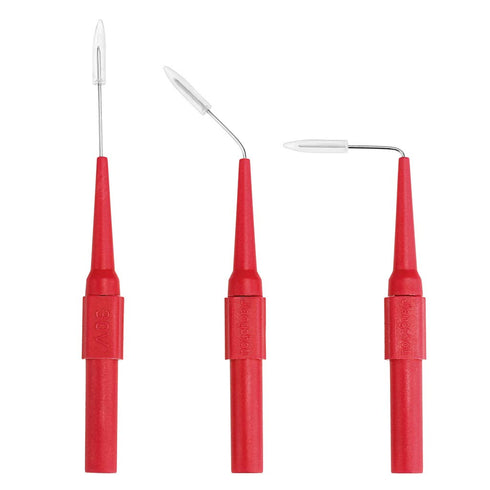 Sumnacon 20Pcs Back Probe Test Kits - 4MM Banana Plug to Alligator Clip Leads, 15Pcs Back Probe Pins