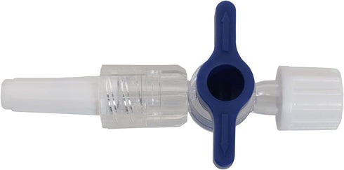 ToToT 5PCS Disposable Medical Valve 2-Way Stopcocks with Luer Connections for DIY Research Projects