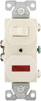 Eaton 277LA-SP 15 Amp Single Pole Combination Toggle Switch and Pilot Light,