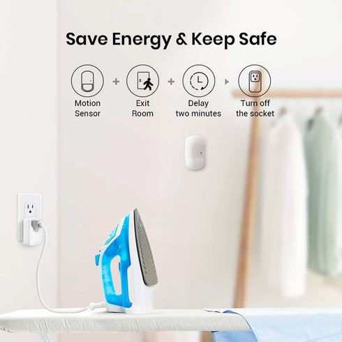 BroadLink Smart Motion Sensor, PIR for Home Automation, Works with IFTTT and Alexa Routines