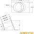 POWERTEC 70153-P2 Angled Dust Port, 4-Inch, 2 Pack