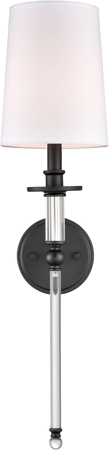 ML Lighting 1-Light Wall Sconce Matte Black
