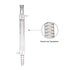 Borosilicate Glass Graham Condenser with 24/40 Joint, 300mm Jacket Length, Lab Glass Condenser