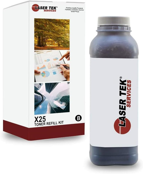 Laser Tek Services Compatible Toner Refill Kit for Canon X25 - 1 Pack, 2,500 Pages
