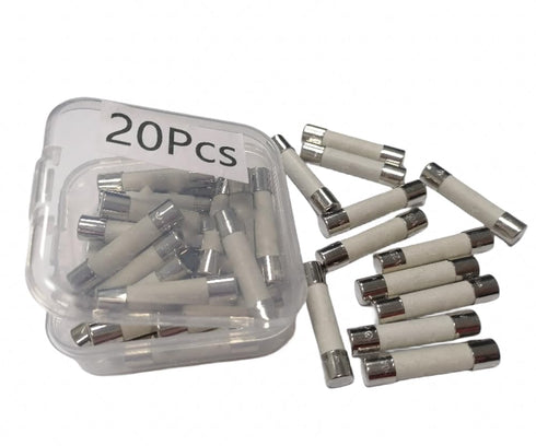 16A, T16A, 16A250V Fuse, 16AH Ceramic Fuse, 20pcs Fuses 16A 0.5 Amp 125V