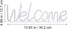 Mobestech Welcome LED Neon Sign Light USB Battery Powered Wall Hanging Decoration for Party Bar Cart Accessories