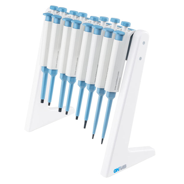 ONiLAB’S Lab Linear Pipette Rack, Pipettor Holder Fits Up to 8 Laboratory Pipettes