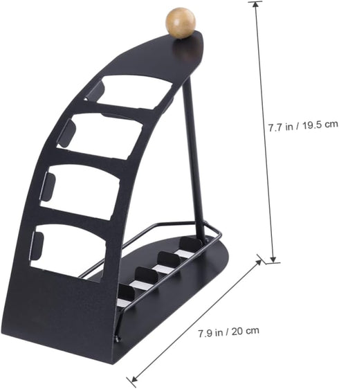 Iron Remote Control Organizer Rack - Multi-Purpose Storage Solution