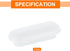 4Pcs uxcell Toilet Seat Buffer, Anti-Slip Plastic Toilet Seat Bumper, Universal Buffer Toilet Lid Rubber Bumpers