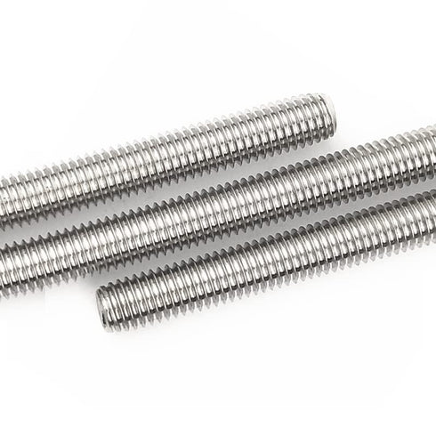 Beduan 304 Stainless Steel Long Threaded Screw, M4-0.7 Thread Pitch, Fully Threaded Rod, 250 mm Length (Pack of 2)