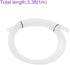 DMiotech 9mm ID 11mm OD 3.3 Feet Clear Silicone Tube, Industrial Tubing for Water Air Pump