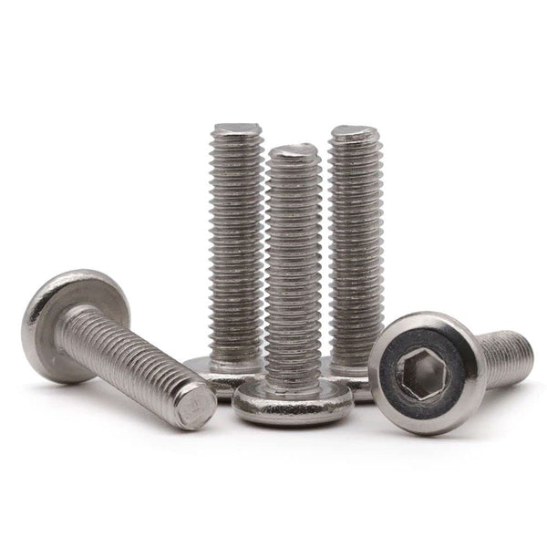 M6 x 40mm Hex Socket Flat Head Screws, 30 Pack, 304 Stainless Steel for Furniture, DIY