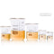 ULAB Scientific Glass Beaker Set, 5 Sizes, 50ml to 1000ml, 3.3 Boro Griffin Low Form with Printed Graduation