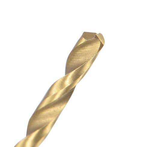 uxcell 1.6mm Drill Bits, High Speed Steel Straight Shank, 12 Pcs Titanium Coated Twist Drill Bit