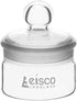 EISCO Low Form Weighing Bottle, 35ml Capacity, Borosilicate Glass with Interchangeable Ground Stopper