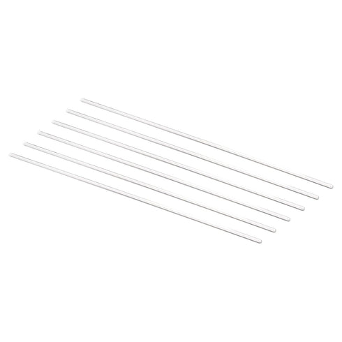 MECCANIXITY 3.3 Borosilicate Glass Stick, 11.81" Length Stir Rod Mixing Tools for Lab Kitchen Science, 6Pcs