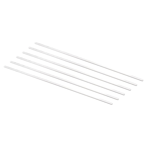 MECCANIXITY 3.3 Borosilicate Glass Stick, 11.81" Length Stir Rod Mixing Tools for Lab Kitchen Science, 6Pcs