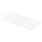MECCANIXITY 3.3 Borosilicate Glass Stick, 11.81" Length Stir Rod Mixing Tools for Lab Kitchen Science, 6Pcs