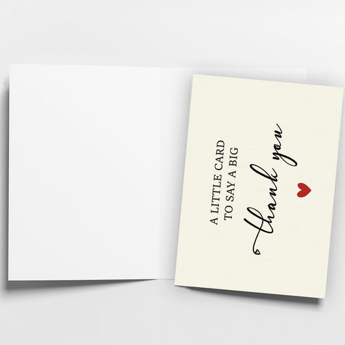 50 Pack 350GSM | Thank You Gifts | Thank You Cards with Envelopes | Small & Baby Shower & Wedding Thank You Cards |