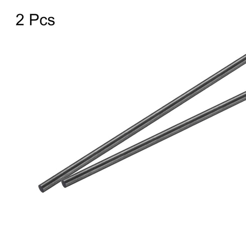 MECCANIXITY 2 Pack Carbon Fiber Rod, 4mm x 150mm for RC Plane DIY Tool Wing Tube Quadcopter Arm
