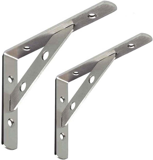 Heavy Duty Shelf Bracket, 6x4 Inch l Brackets, Shelf Support Corner Brace