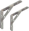 Heavy Duty Shelf Bracket, 6x4 Inch l Brackets, Shelf Support Corner Brace