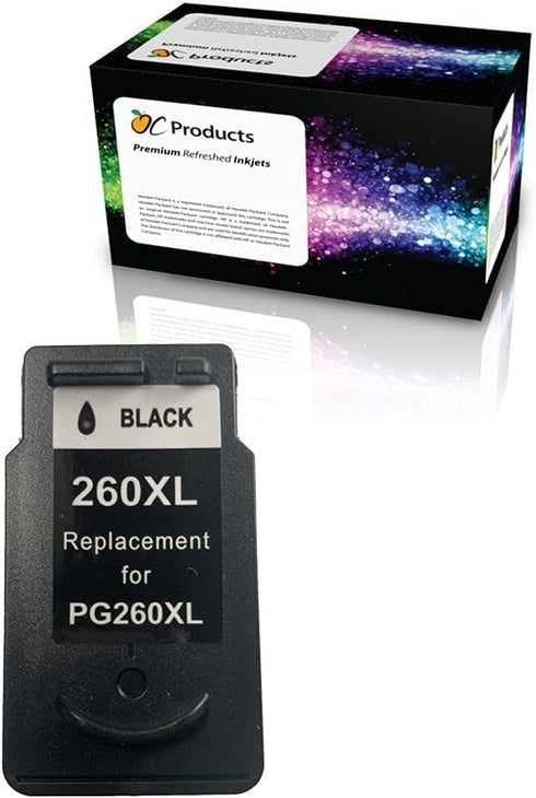 Remanufactured Ink Cartridge Replacement for Canon PG-260XL Black for PIXMA TR7020 TS5320 TS6420