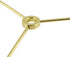 13.7"/35cm Antrader Wire Lamp Shade Rings Metal DIY Drum Lamp Shade Ring for Connecting Lamps Harp, Lampshade Holder