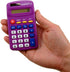 EAI Education CalcPal EAI-80 Basic Solar Calculator, Dual-Power for School, Home or Office, Set of 10