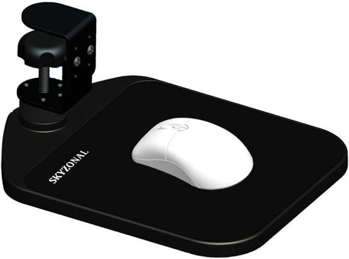 Ergonomic Mouse Platform Under Desk - Ergonomic Wrister Mouse Pad, Black