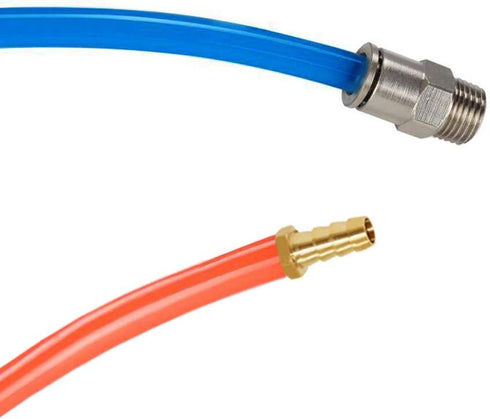 Joywayus 16mm x 12mm Pneumatic Tubing Air Compressor PU Pipe, 16.4ft 5 Meter Blue