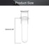 Othmro 7ml 200pcs Plastic Lab Centrifuge Tubes, 14 * 62mm Vial Test Tube Sample Storage Container Liquid Centrifuge Tube Round Bottom with Snap Cap for Beads Yeast Specimen Sample Laboratory