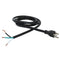 OCS Parts NEMA 5-15 16-Gauge 3-Wire Power Tool Cord - 6 Feet Replacement SJTW Cord with Open End