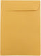 JAM PAPER 5 1/2 x 7 1/2 Open End Catalog Envelopes, Brown Kraft Manila, 50/Pack