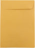 JAM PAPER 5 1/2 x 7 1/2 Open End Catalog Envelopes, Brown Kraft Manila, 50/Pack