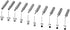 uxcell Torx Bits Set, 10pcs 5/32 Inch Hex Shank T2-T20, 28mm Length S2 Screw Driver Kit
