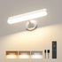 PopoIron Wall Sconce with 7500mAh Rechargeable Battery LED Wall Light for Bedroom