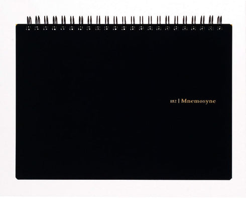 Maruman MNEMOSYNE Notebook 5.83 x 8.27 Inches (Horizontal A5), 5mm-squared, 70 Sheets