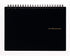 Maruman MNEMOSYNE Notebook 5.83 x 8.27 Inches (Horizontal A5), 5mm-squared, 70 Sheets